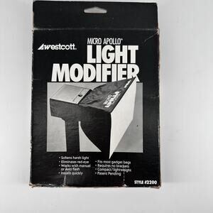 Westcott Micro Apollo Light Modifier for Flash Photography – Style #2200